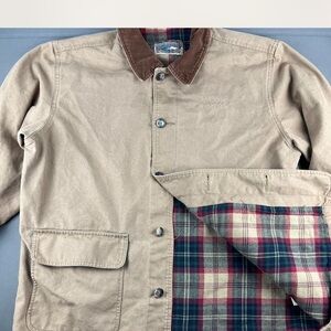 Dunbrooke Tan and Brown Lightweight Shirt Jacket